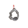 Solid Pewter Ornament (2"x 1.875" Wreath)
